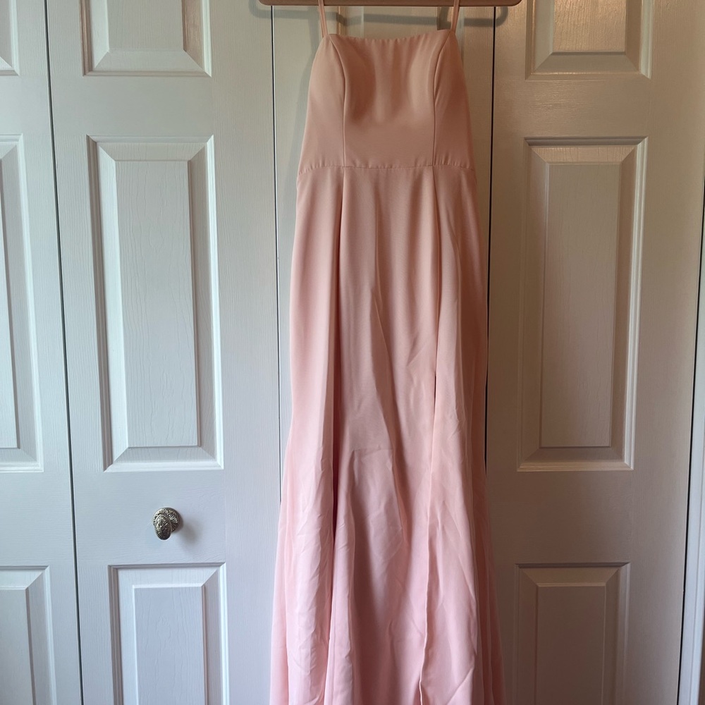 Azazie Bridesmaid Dress | Blushing Pink | Size A6